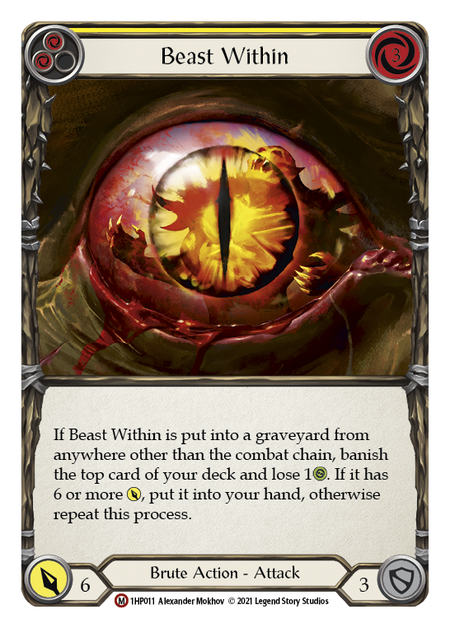 Beast Within (Yellow) 1HP011 (History Pack 1)