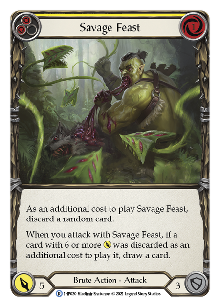 Savage Feast (Yellow) 1HP020 (History Pack 1)