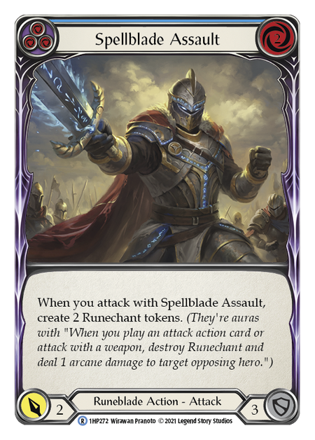 Spellblade Assault (Blue) 1HP272 (History Pack 1)