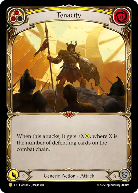 Tenacity (Yellow) ANQ015 (Compendium of Rathe Antiquity)