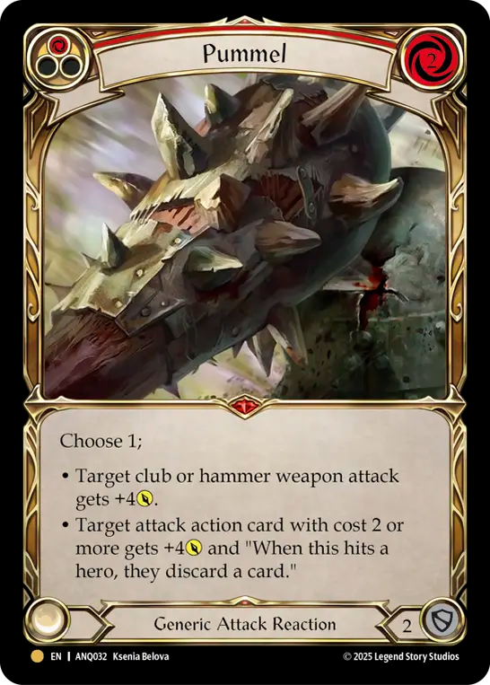 Pummel (Red) ANQ032 (Compendium of Rathe Antiquity)
