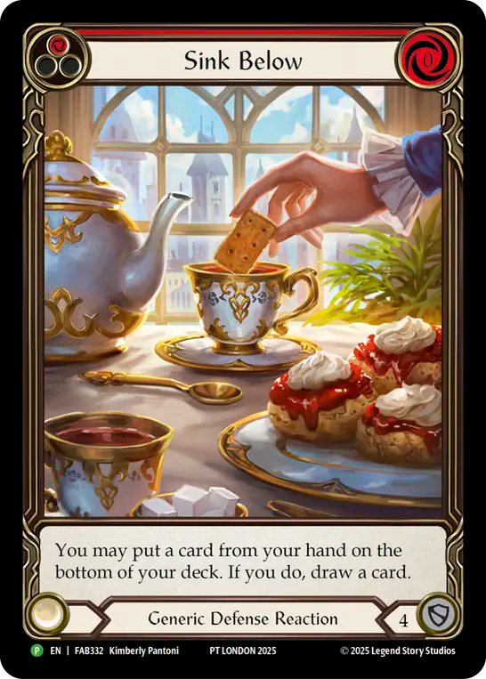 Sink Below Rainbow Foil (Red) FAB332 (Promo)