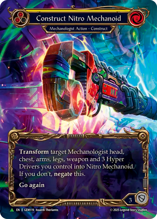 Construct Nitro Mechanoid (Yellow) GEM119 (Promo)