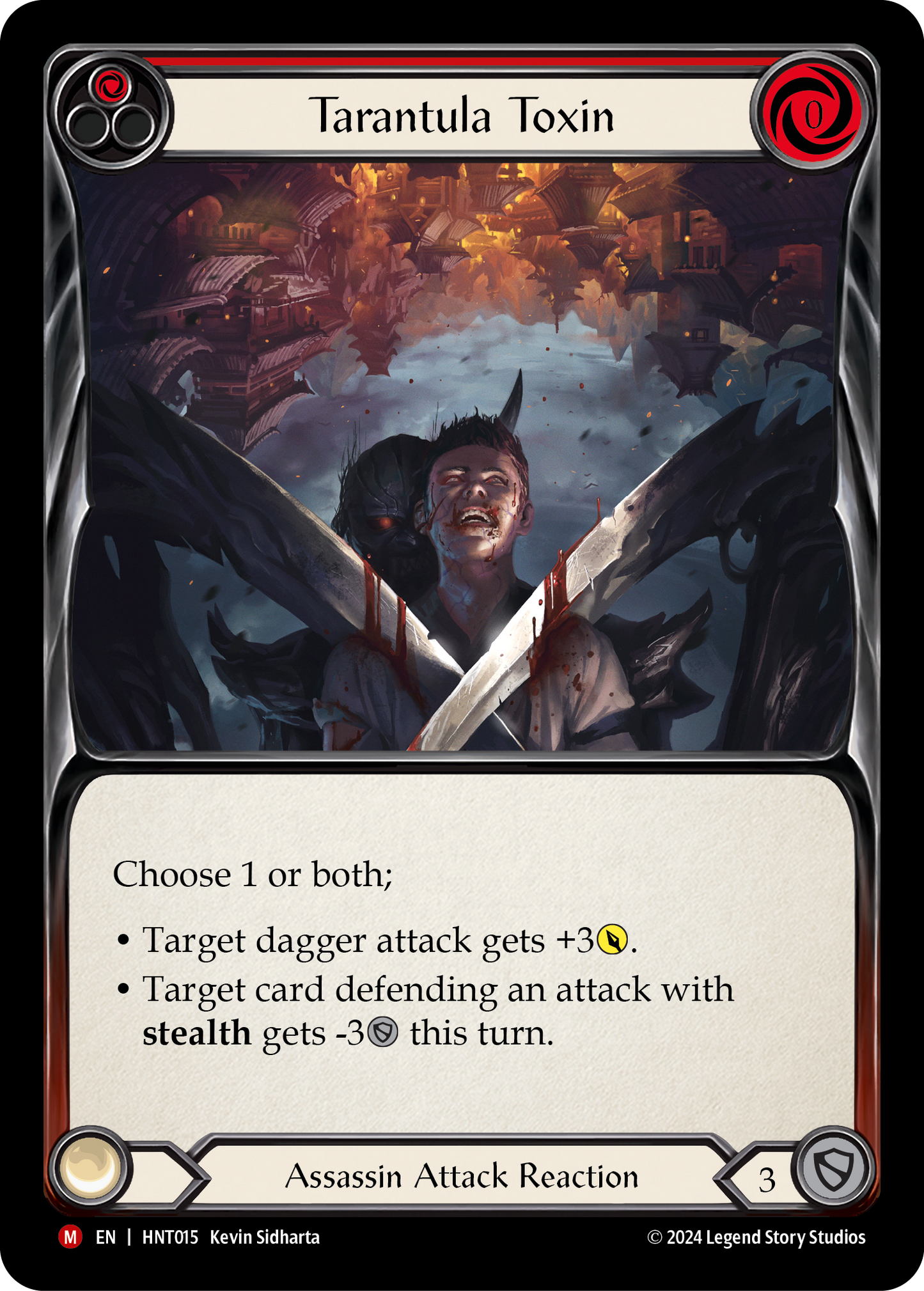 Tarantula Toxin Rainbow Foil (Red) HNT015 (The Hunted)