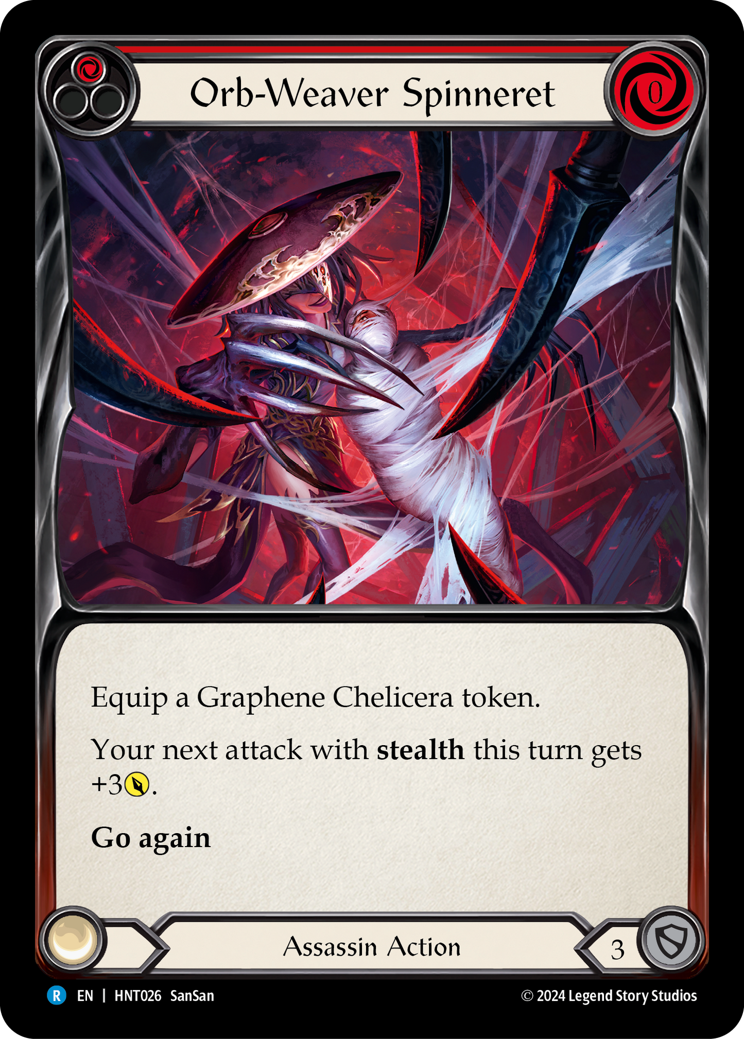 Orb-Weaver Spinneret (Red) HNT026 (The Hunted)