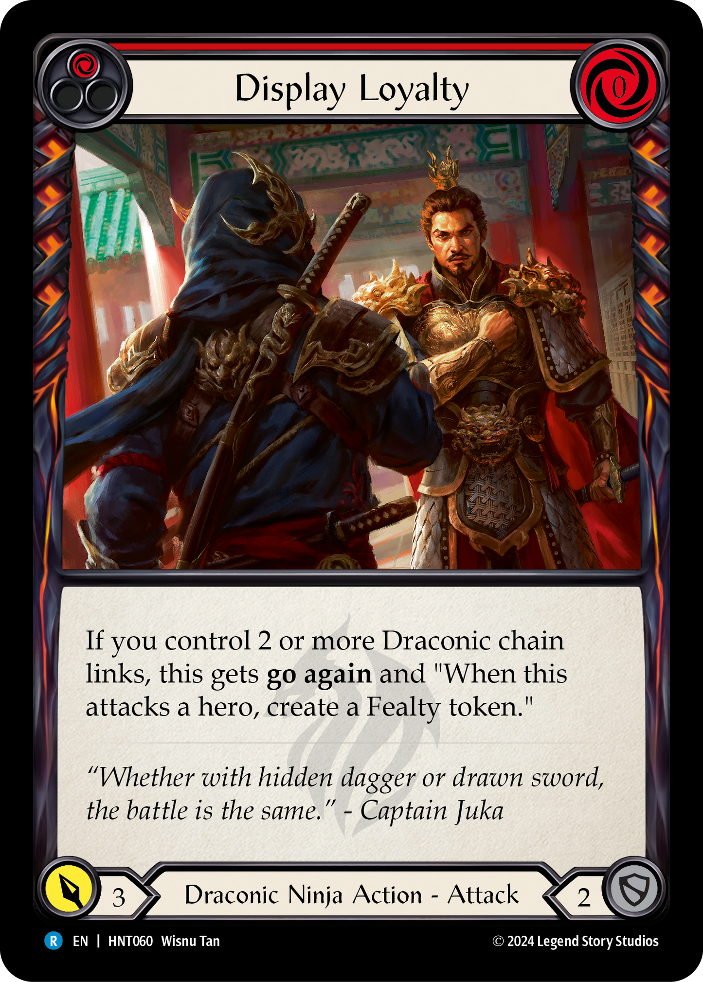 Display Loyalty Rainbow Foil (Red) HNT060 (The Hunted)
