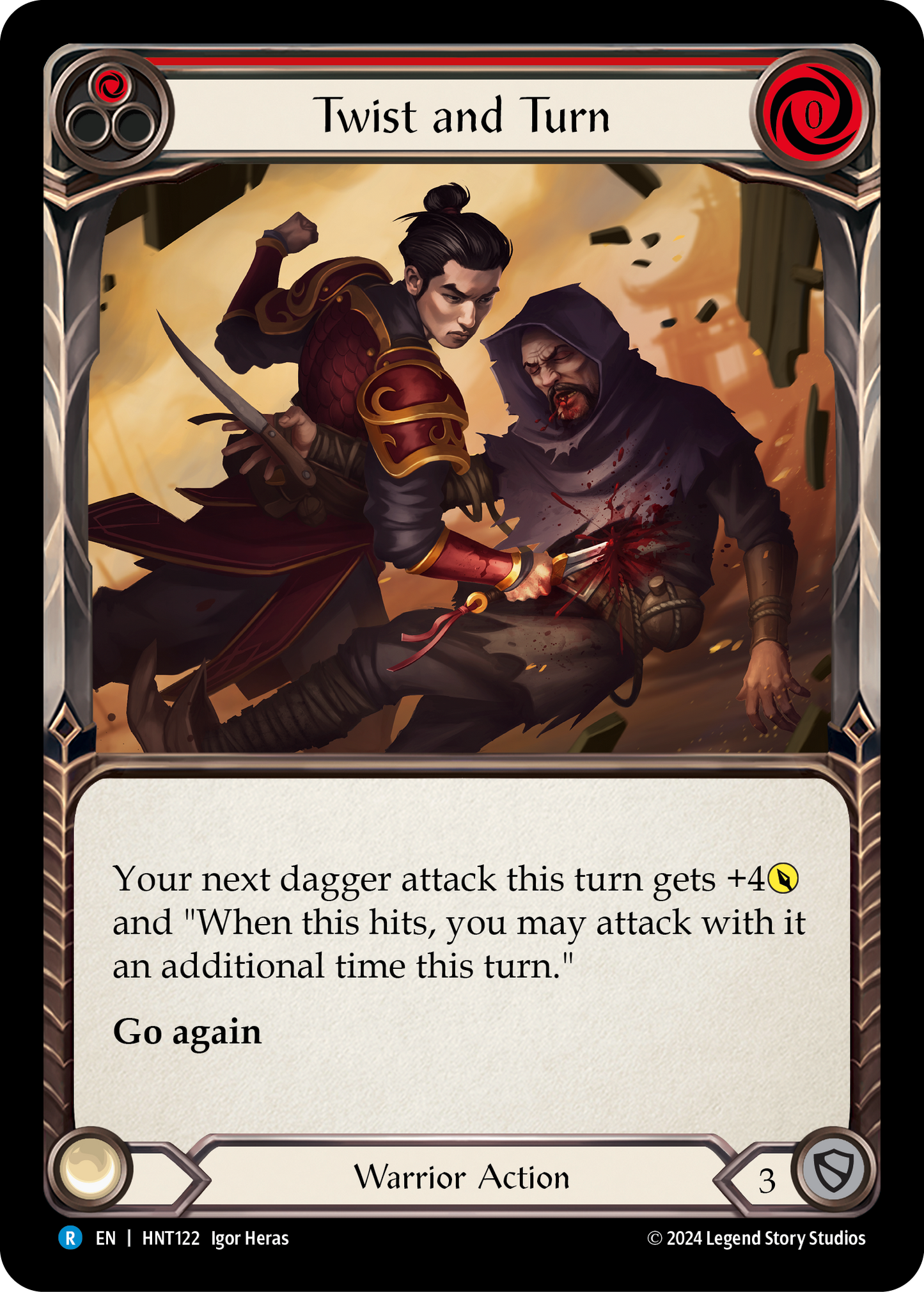 Twist and Turn (Red) HNT122 (The Hunted)
