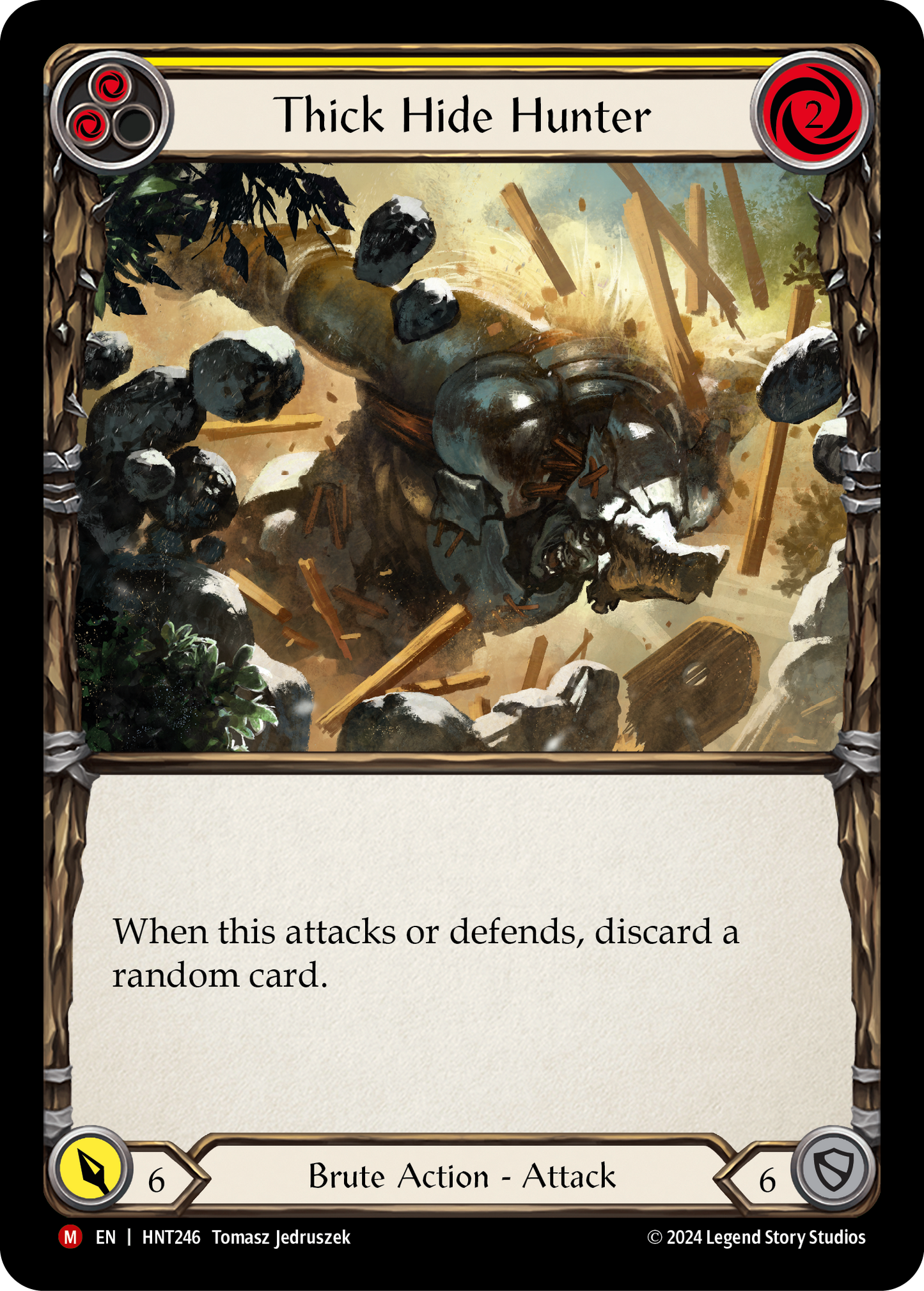 Thick Hide Hunter (Yellow) HNT246 (The Hunted)