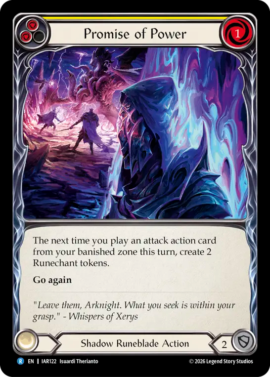 Promise of Power (Yellow) IAR122 (Usurp the Shadow Throne)