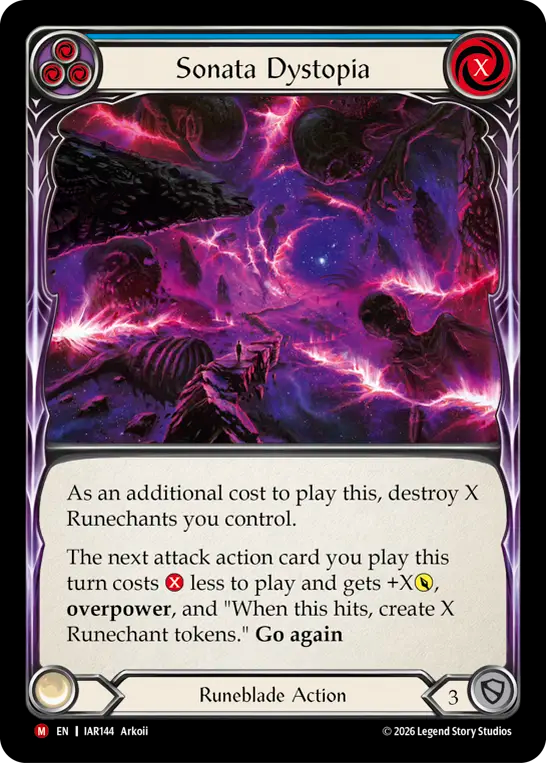 Sonata Dystopia (Blue) IAR144 (Usurp the Shadow Throne)