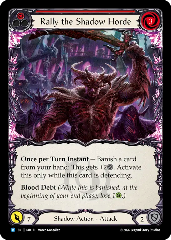 Rally the Shadow Horde (Red) IAR171 (Usurp the Shadow Throne)