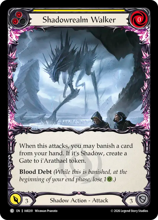 Shadowrealm Walker (Yellow) IAR201 (Usurp the Shadow Throne)