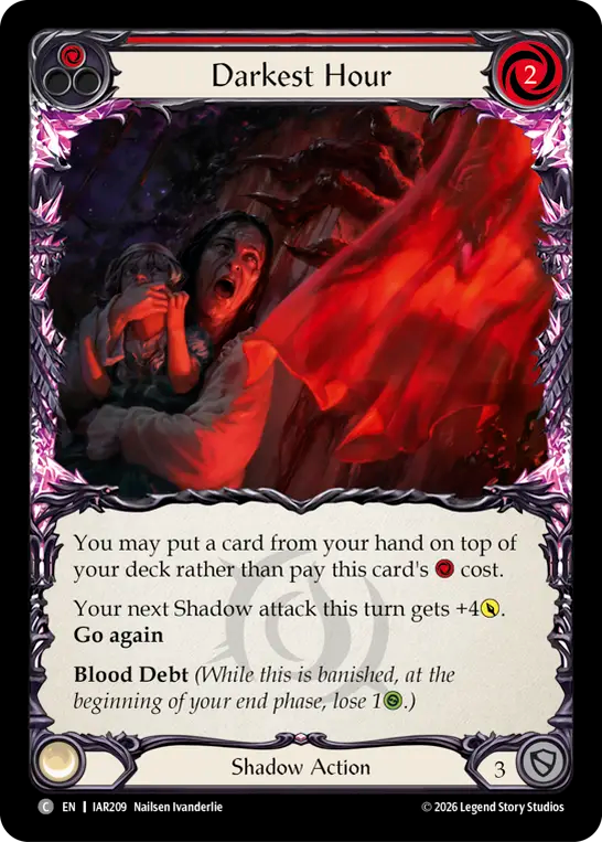 Darkest Hour (Red) IAR209 (Usurp the Shadow Throne)