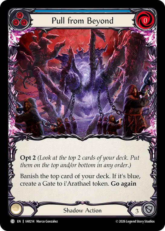 Pull from Beyond (Blue) IAR214 (Usurp the Shadow Throne)