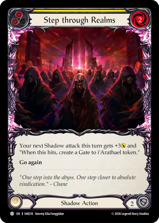 Step through Realms (Yellow) IAR216 (Usurp the Shadow Throne)
