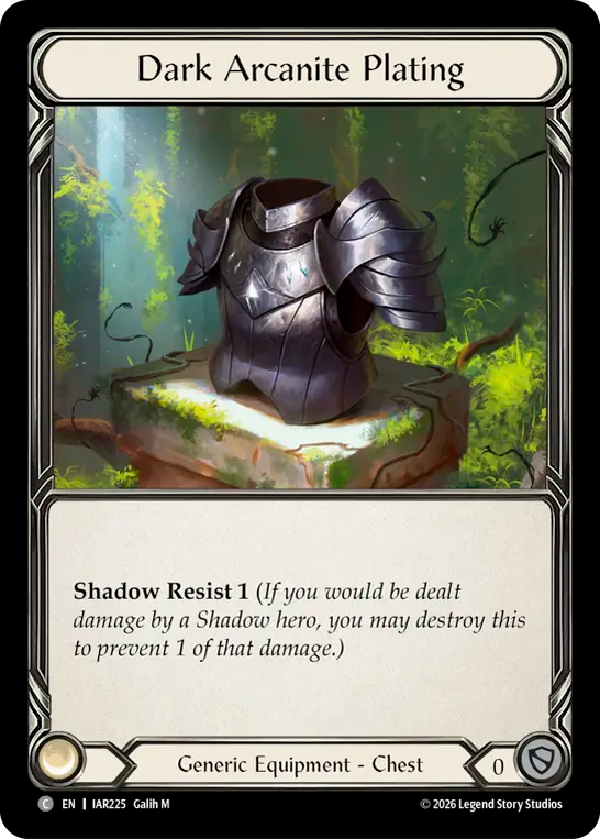 Dark Arcanite Plating IAR225 (Usurp the Shadow Throne)
