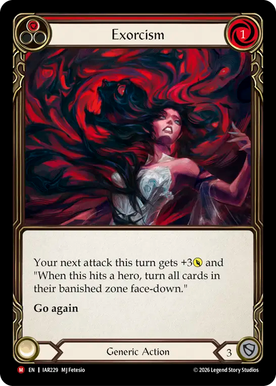 Exorcism (Red) IAR229 (Usurp the Shadow Throne)