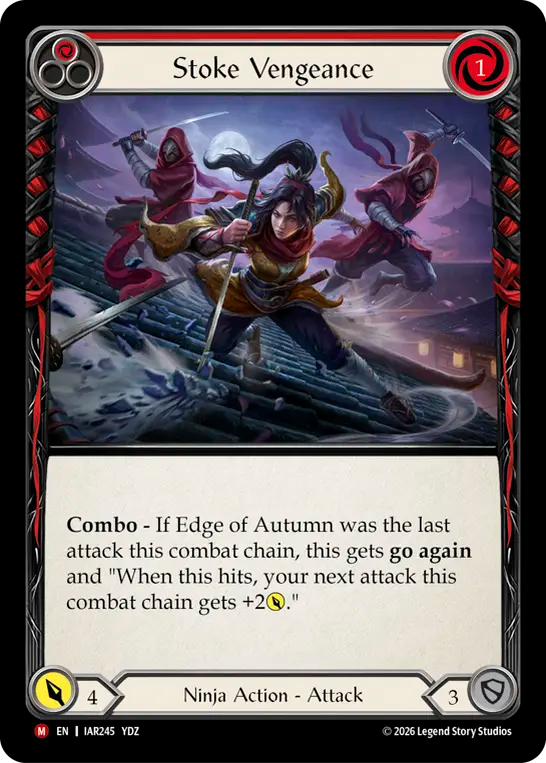 Stoke Vengeance (Red) IAR245 (Usurp the Shadow Throne)