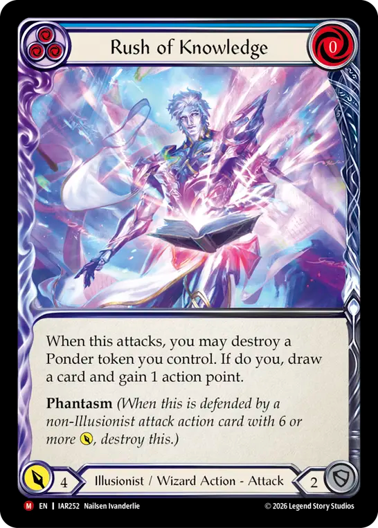 Rush of Knowledge (Blue) IAR252 (Usurp the Shadow Throne)