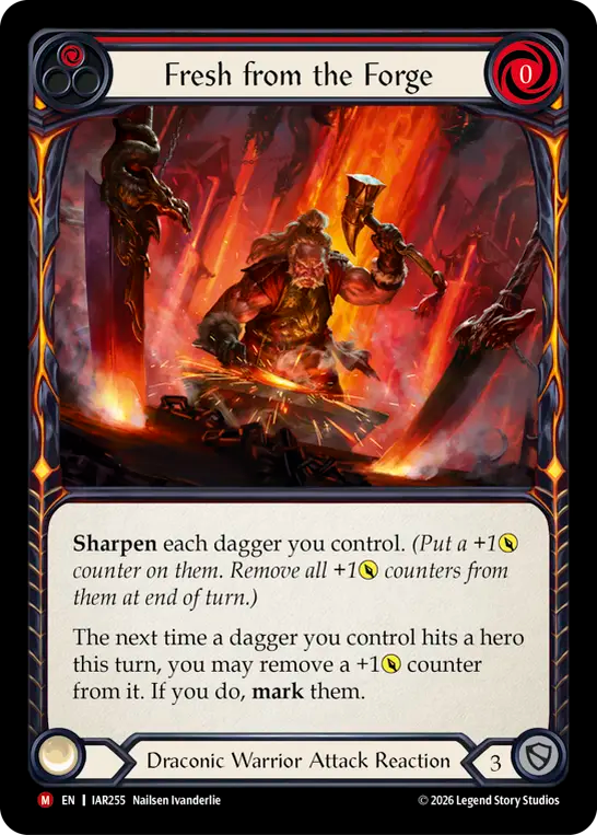 Fresh from the Forge (Red) IAR255 (Usurp the Shadow Throne)
