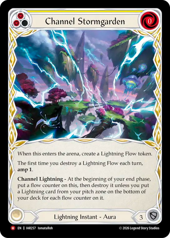 Channel Stormgarden (Yellow) IAR257 (Usurp the Shadow Throne)