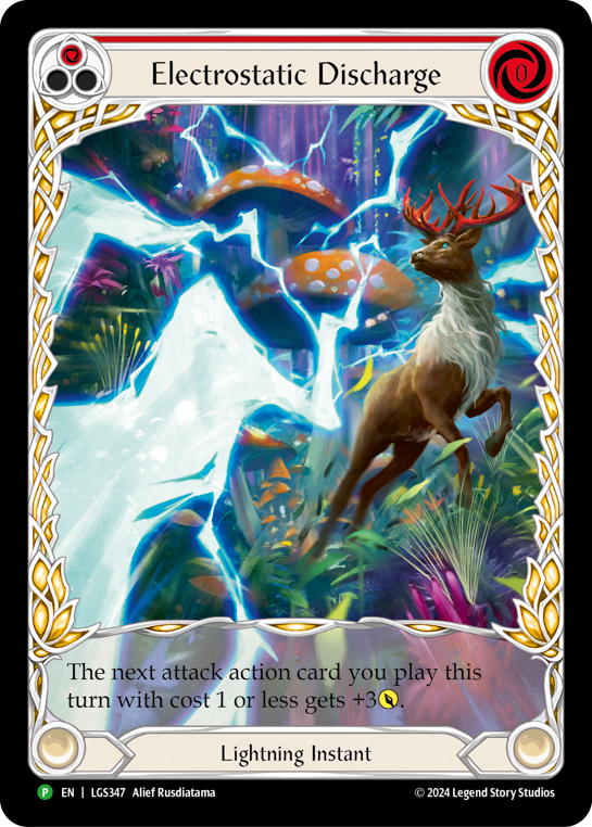 Electrostatic Discharge Extended Art Rainbow Foil (Red) LGS347 (Promo)