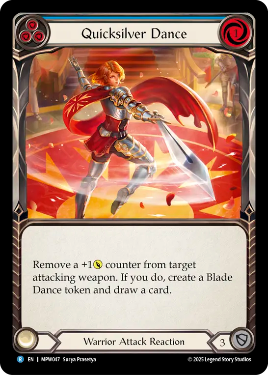 Quicksilver Dance (Blue) MPW047 (Mastery Pack Warrior)