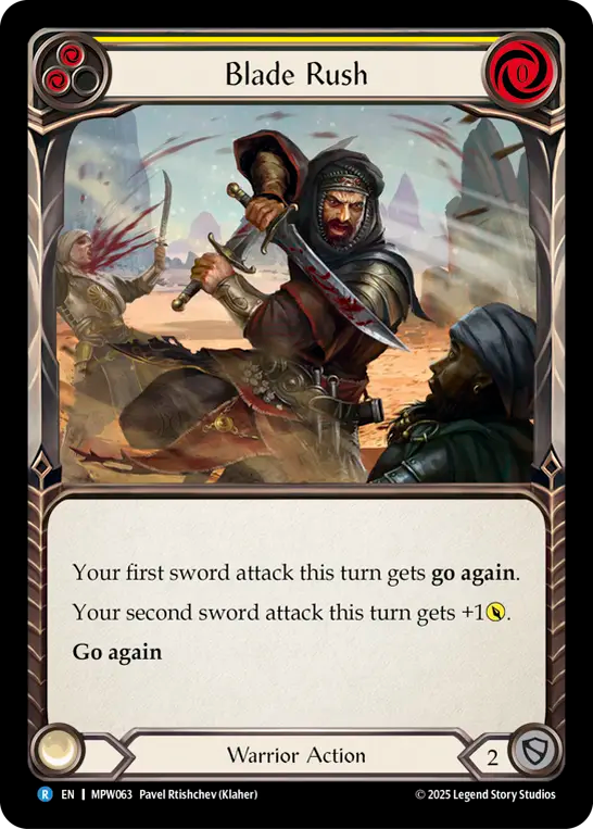 Blade Rush (Yellow) MPW063 (Mastery Pack Warrior)