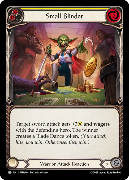 Small Blinder (Yellow) MPW091 (Mastery Pack Warrior)