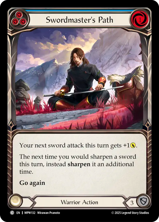 Swordmaster's Path (Blue) MPW132 (Mastery Pack Warrior)
