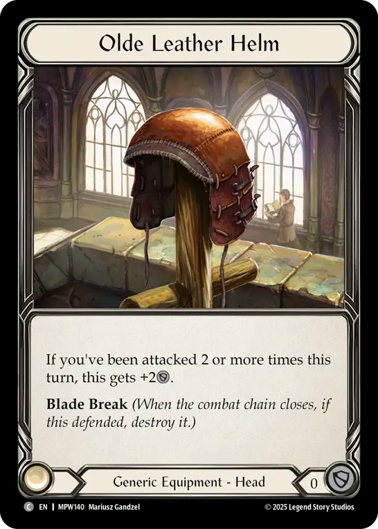 Olde Leather Helm MPW140 (Mastery Pack Warrior)