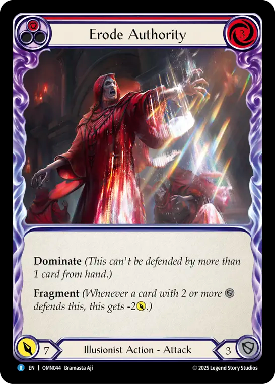 Erode Authority (Red) OMN044 (Omens of the Third Age)