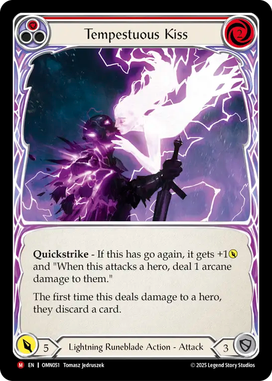 Tempestuous Kiss (Red) OMN051 (Omens of the Third Age)