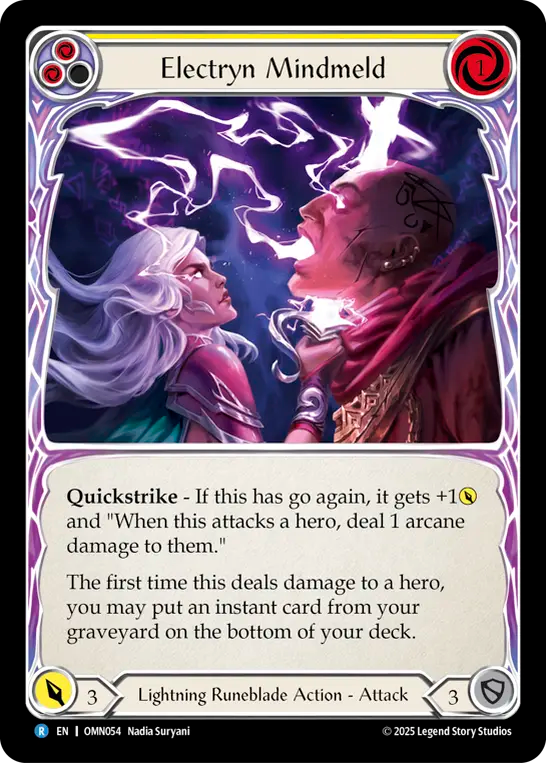 Electryn Mindmeld (Yellow) OMN054 (Omens of the Third Age)