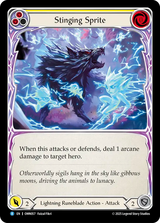 Stinging Sprite (Yellow) OMN057 (Omens of the Third Age)