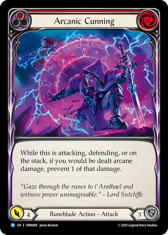 Arcanic Cunning (Red) OMN088 (Omens of the Third Age)