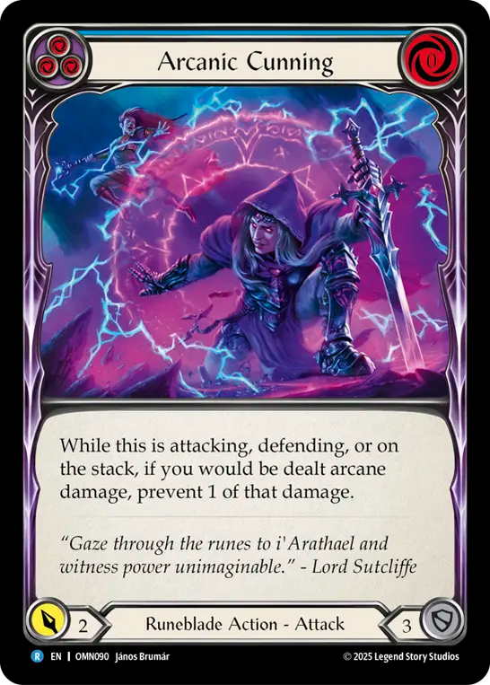 Arcanic Cunning (Blue) OMN090 (Omens of the Third Age)