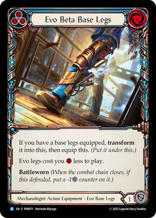 Evo Beta Base Legs (Blue) PEN071 (Compendium of Rathe)