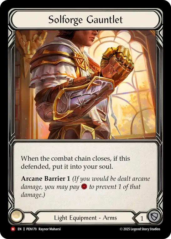 Solforge Gauntlet PEN179 (Compendium of Rathe)