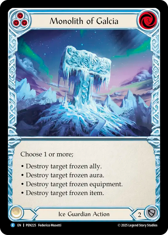 Monolith of Galcia (Blue) PEN225 (Compendium of Rathe)