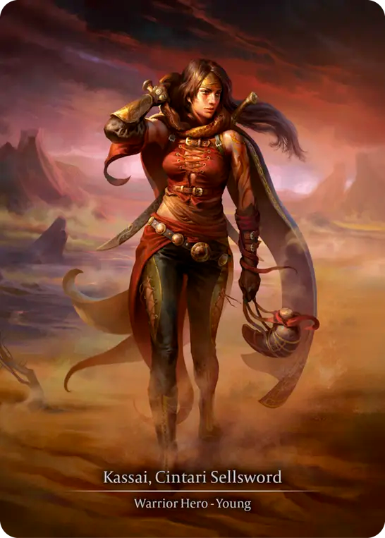 Kassai, Cintari Sellsword Cold Foil PEN336 (Compendium of Rathe)
