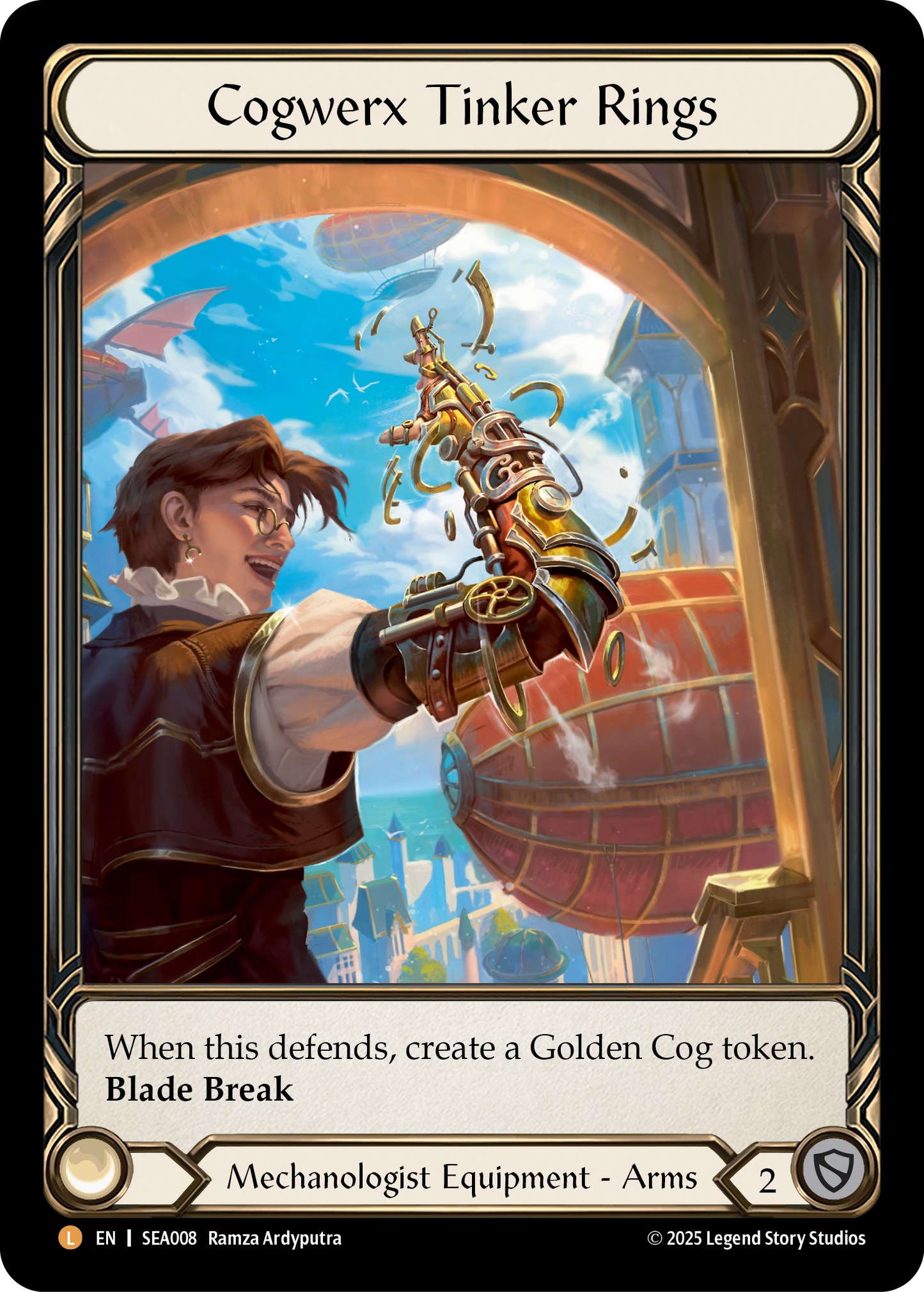 Cogwerx Tinker Rings Extended Art Cold Foil SEA008 (High Seas)