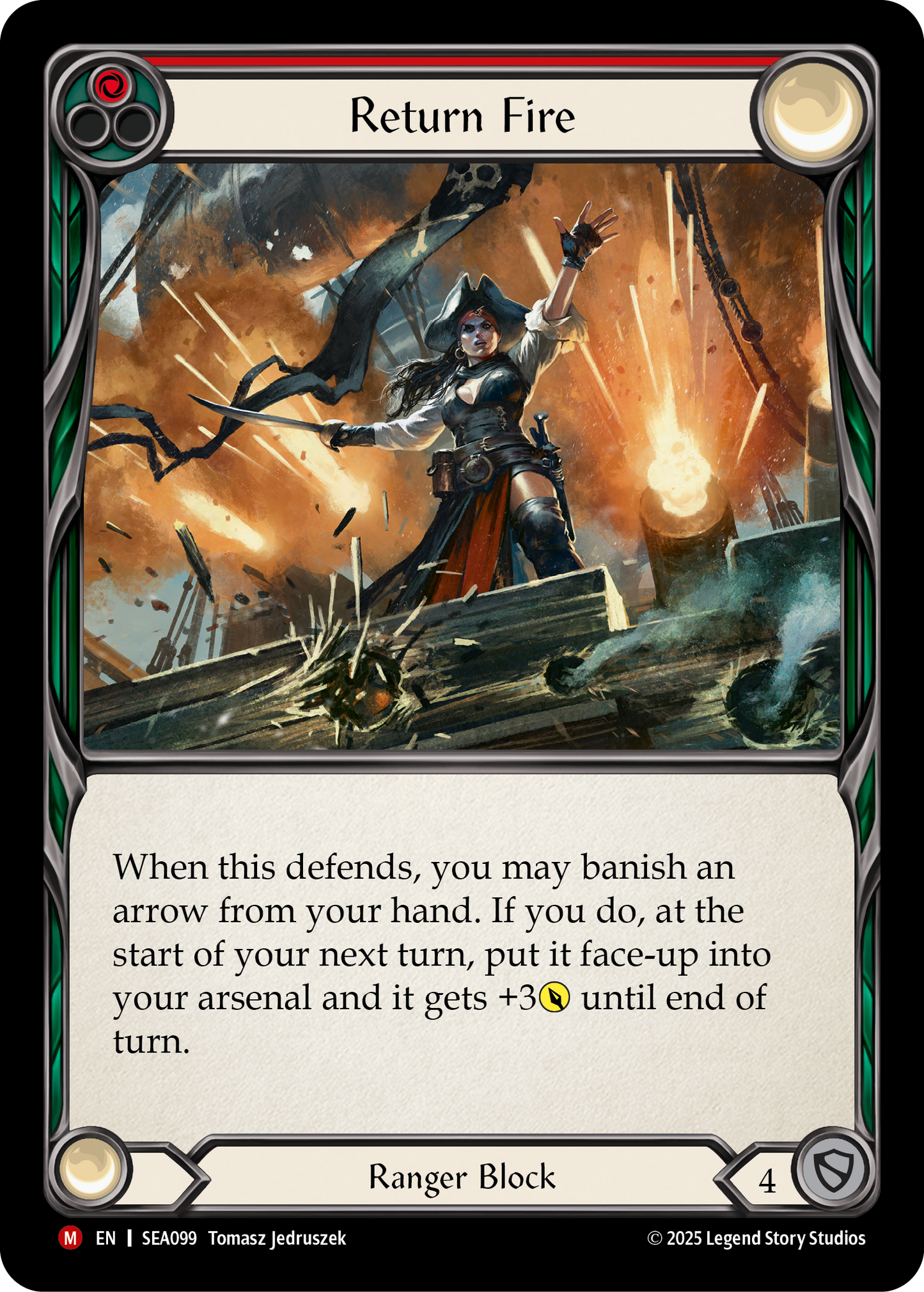 Return Fire (Red) SEA099 (High Seas)