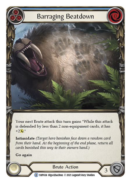 Barraging Beatdown (Blue) 1HP024 (History Pack 1)