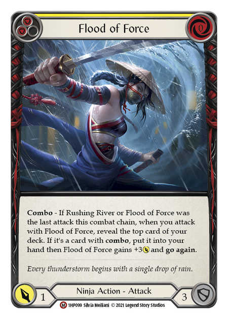 Flood of Force (Yellow) 1HP099 (History Pack 1)