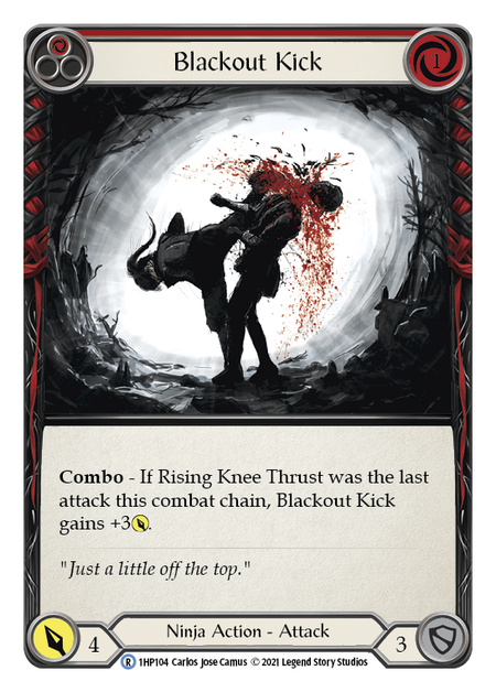 Blackout Kick (Red) 1HP104 (History Pack 1)