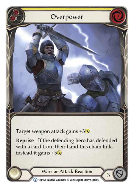 Overpower (Yellow) 1HP154 (History Pack 1)