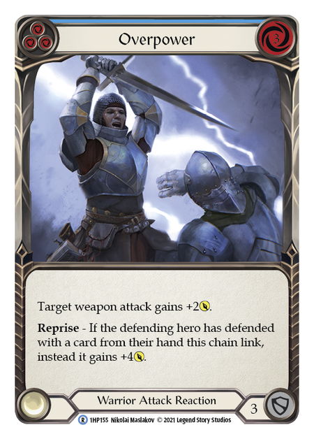 Overpower (Blue) 1HP155 (History Pack 1)
