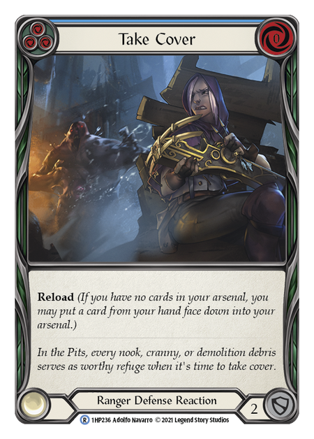 Take Cover (Blue) 1HP236 (History Pack 1)