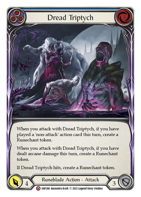 Dread Triptych (Blue) 1HP266 (History Pack 1)